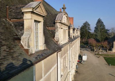 photo d'une toiture de bâtiment